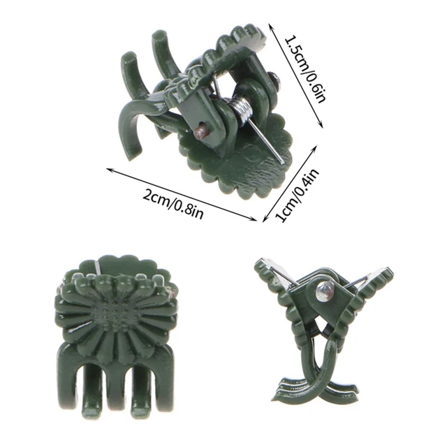 20/50/100 db Növényi Klipek Szőlőbilincs Támogatás Paradicsom Pillangó Orchidea Virágok Klipkerti Kiegészítők Szerszámok - Image 6