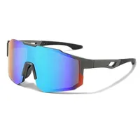 Lunettes à grande monture pour hommes, Design intégré, lentille jaune vif Orange et monture noire, adaptées à un usage quotidien 5