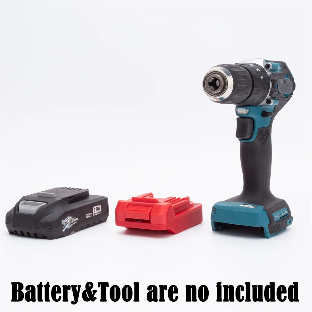 Convertitore Adattatore Batteria Per Batteria Al Litio Aldi Ferrex Activ Energy 20V Per Strumenti Cordless Makita 18V (Senza Batteria)