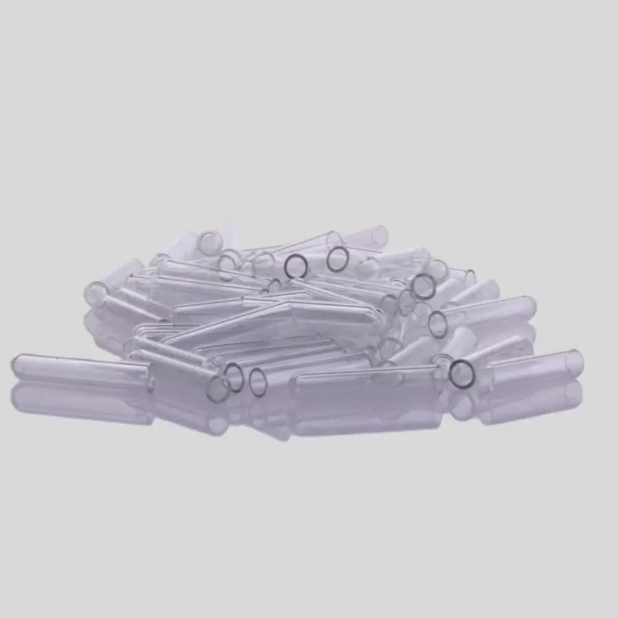 LOT 100 Laboratory Glassware 6x30mm Small Test Tube Fermentation Duchenne Tube microbes