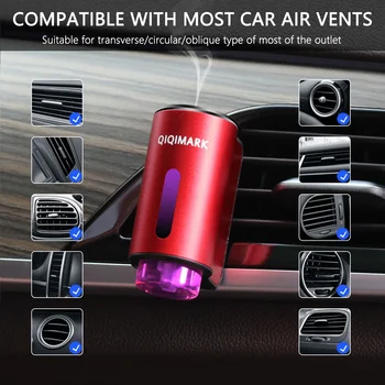 Smart Car Air Aromatherapy Diffuser, Fragrance Car Air Fresheners With Three Adjustable 2