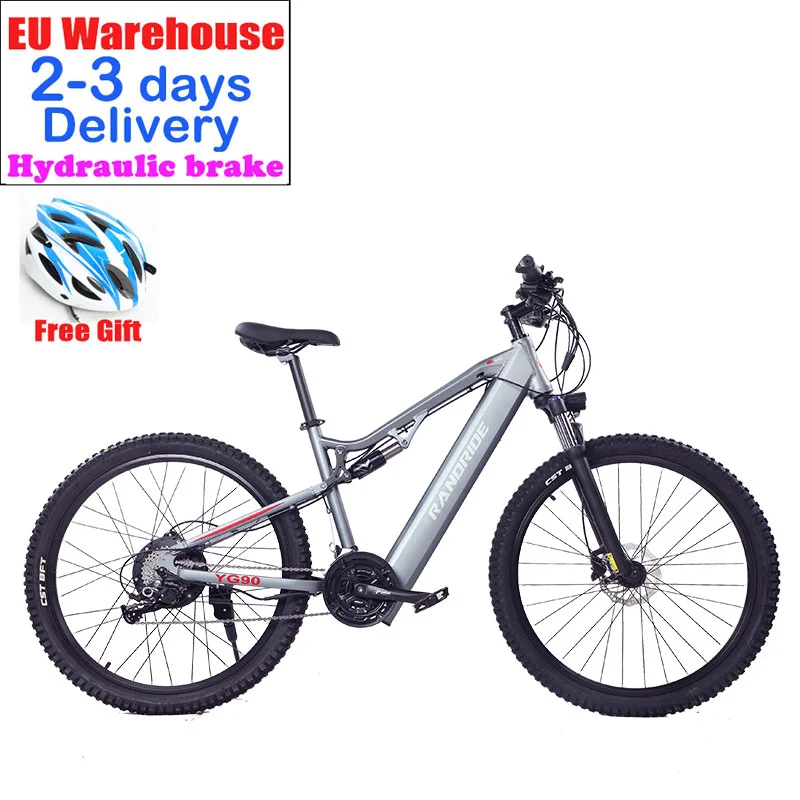 1000W Electric Mountain Bike Full Suspension EMTB Mountain Ebike E bike