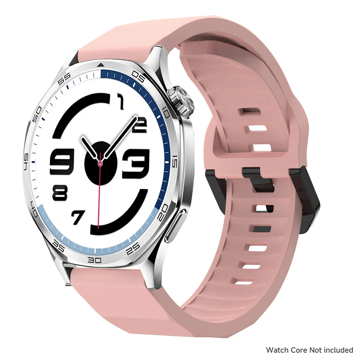 Versatile 22mm Silicone Watch Band - Premium Strap