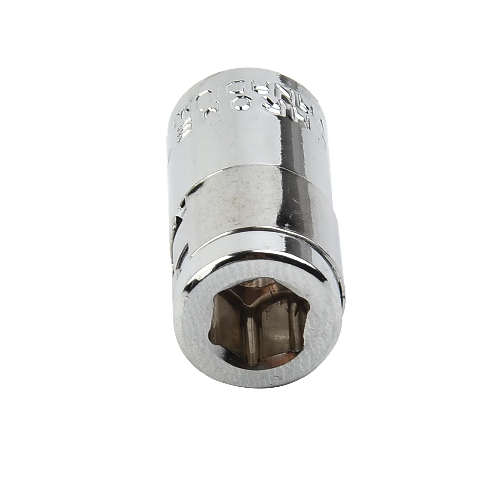 1/4 Inch Square Drive To Hexagon Manual Chrome Vanadium Steel Socket For Screwdriver Bit Socket Adapter Chamfer Converter