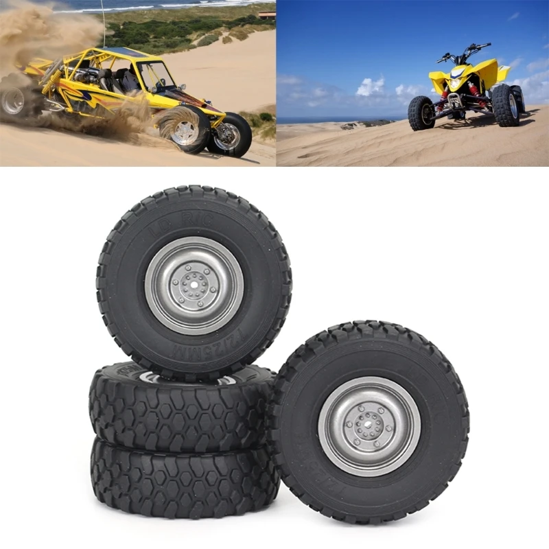

Rubber Tire Wheel Tyre For WPL B14 B24 C14 C24 C34 C44 D90 91 96 99 99S Dropship