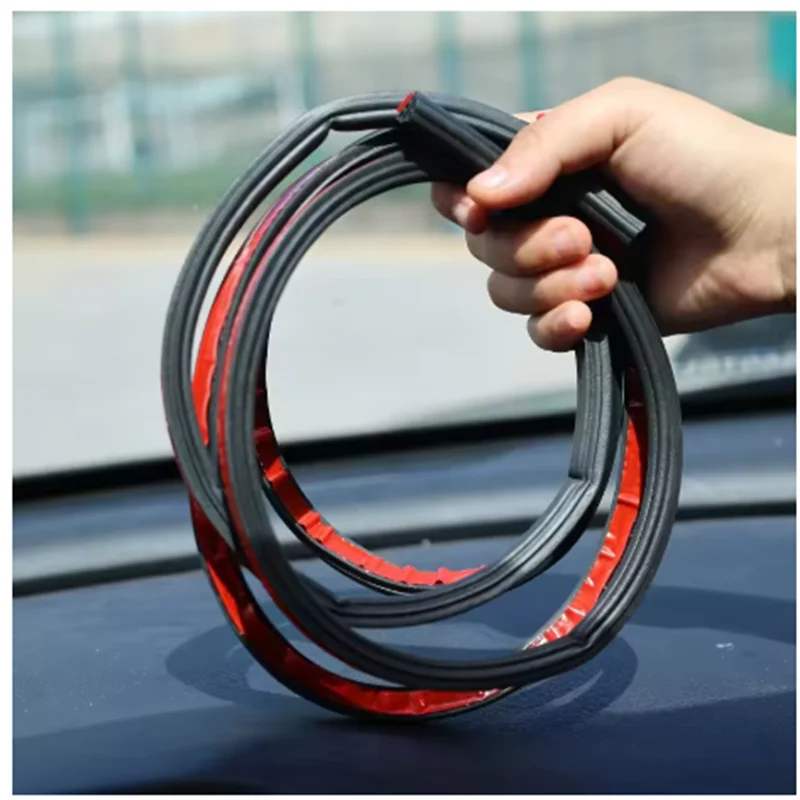 Triple-Layer Soundproof Door Seal Strips for Cars - Weatherproof Rubber Strips (Multiple Lengths Available)
