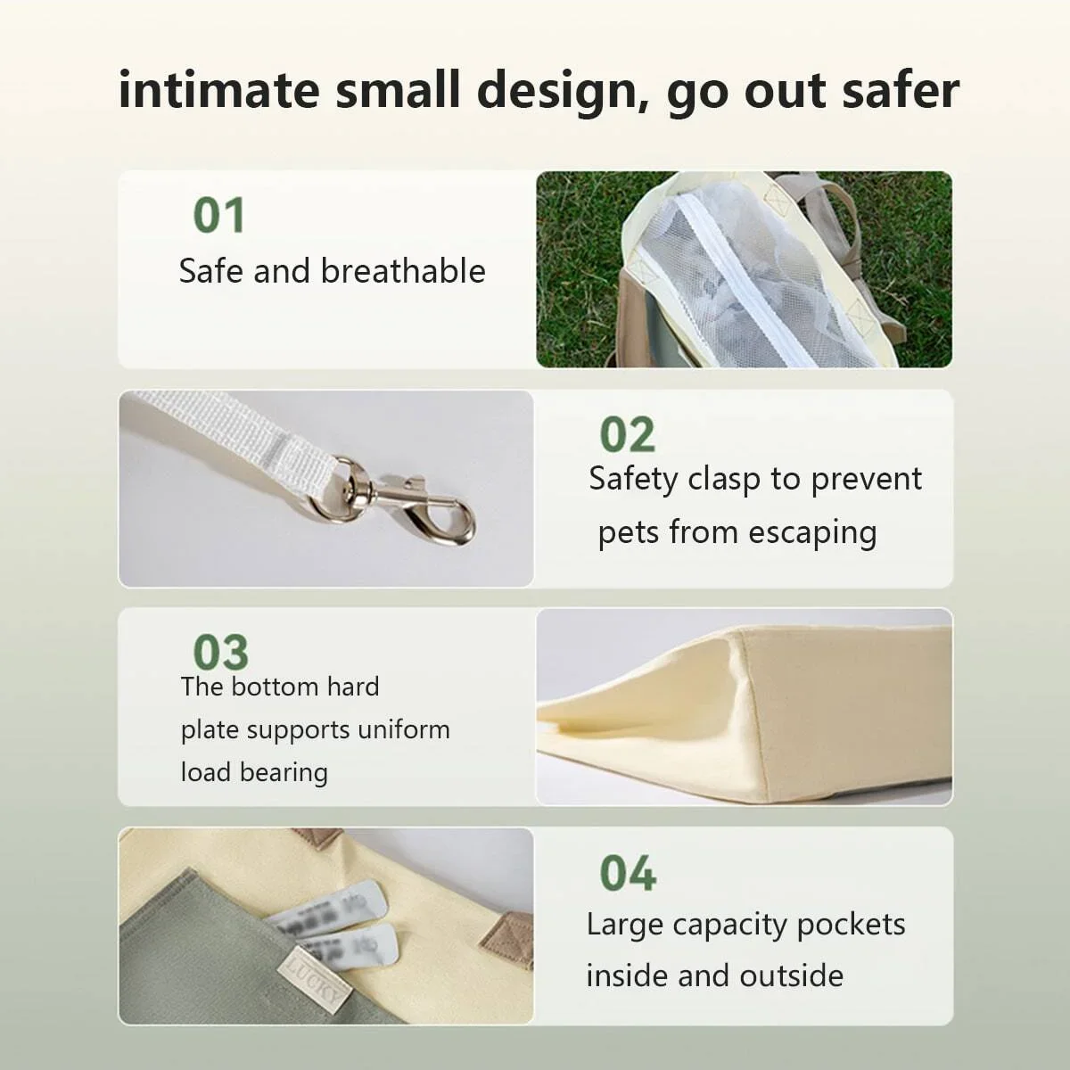 Cat Carrier Bag Pet Dog One Shoulder Canvas Transport Bag Fashion Portable Handbag Puppy Kitten Sling Bag Out Travel Backpack