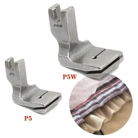 Sewing Machine Presser Foot P5 P5W P50H Pleating/Shirring Presser Foot Wide /Narrow Double Layer Wrinkle Presser Foot 1