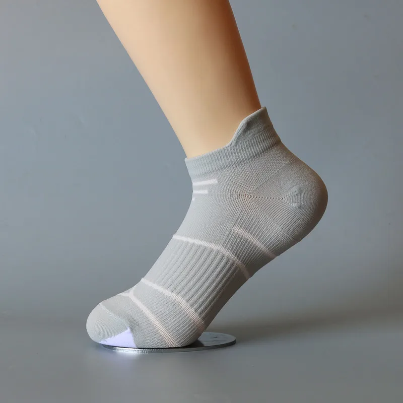 Summer thin men women sports socks marathon running micro compression training still anti friction ship socks cycle wear yoga