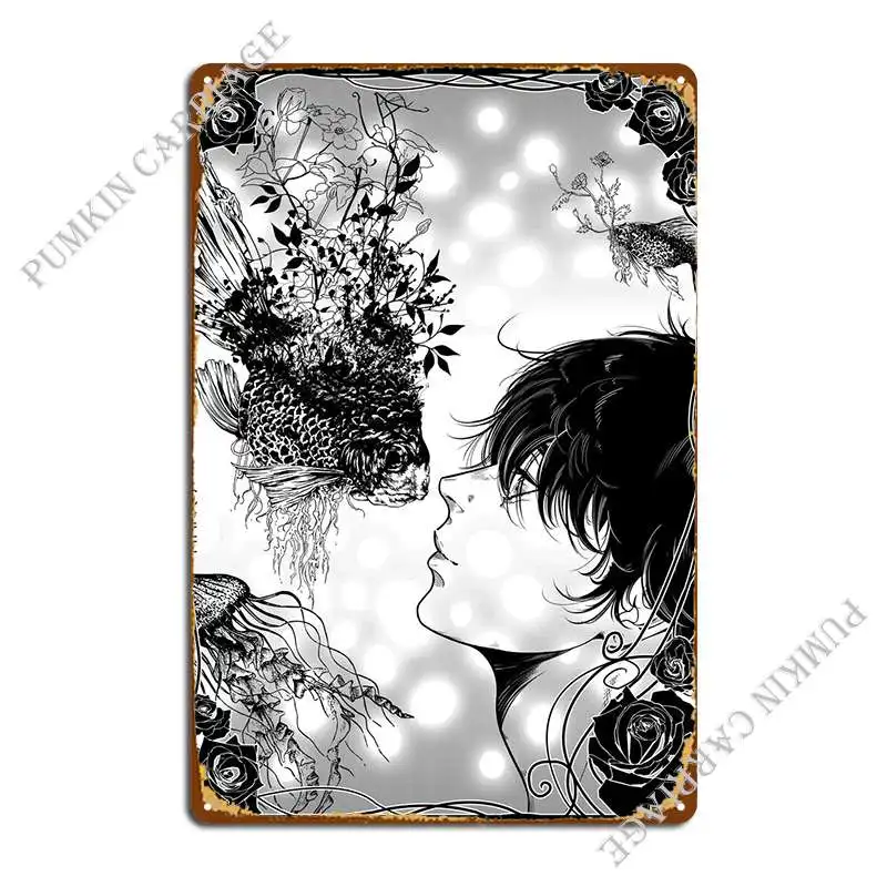 Ukiyo E Metal Sign Kitchen Wall Decor Garage Personalizza Tin Sign Poster