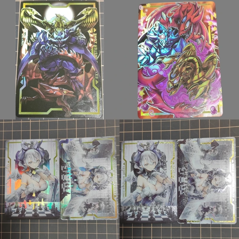 

Yu-Gi-Oh DIY Card of God Lovely Labrynth of The Silver Castle Refractive Color and Diamond Flash Process Game Collection Card