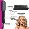 High Quality Electric Straighten Hair Brush Professional Curler Straightener Comb Fashion Fast Heating Ceramic Hair Straightener 3