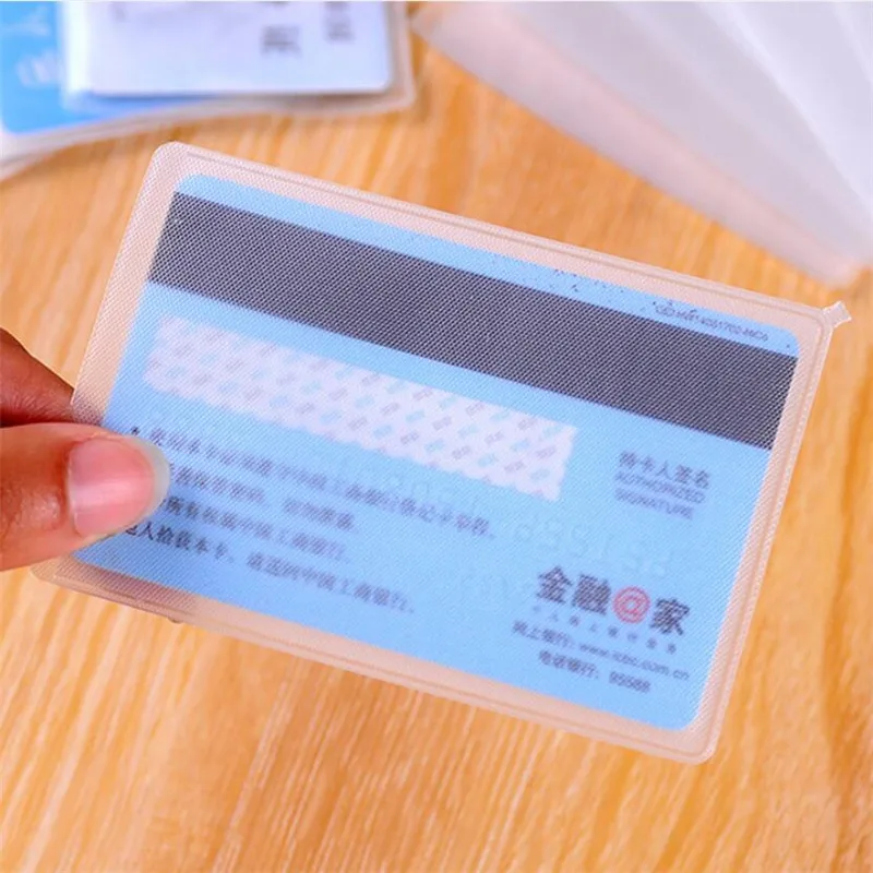 Wallet Card Holder Credit Card Holder Card Holder Card Wallet Card Sleeve Id Card Case Business Card Holder Card Sleeves Id Card Holder Wallet Card Bag 10pcs PVC Clear Card Id Cover Case