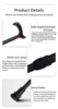 Ultra-light carbon fiber telescopic cane, hiking pole, walking stick, assisting walking during hiking, anti-slip and fall-proof 4