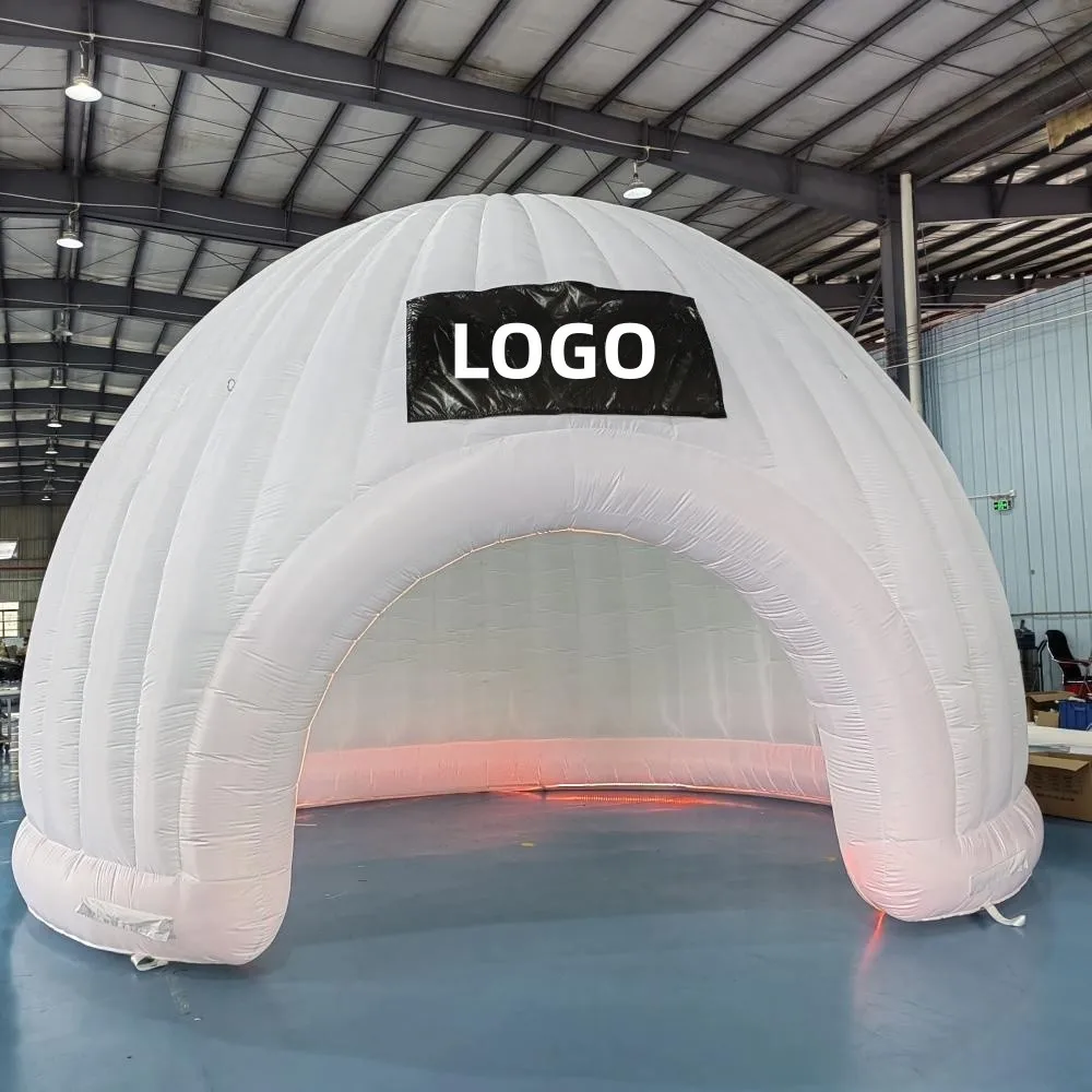 

SAYOK 6x4mH Giant Inflatable Dome Tent Inflatable Igloo Dome Tent for Advertising Event Exhibition Promotion Decoration