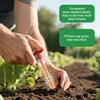 2-in-1 Mini Manual Precision Seeding Tool Essential for Garden Planting, Pots and Beds Durable ABS Plastic Gardening Supplies 6
