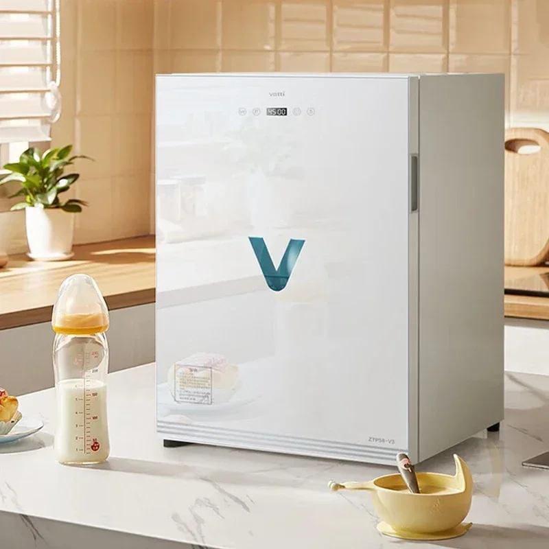 220V Sterilization Machine UV Disinfecting Cabinet Desktop Stainless Steel Sterilizing Machine Kitchen Appliance Desinfektion