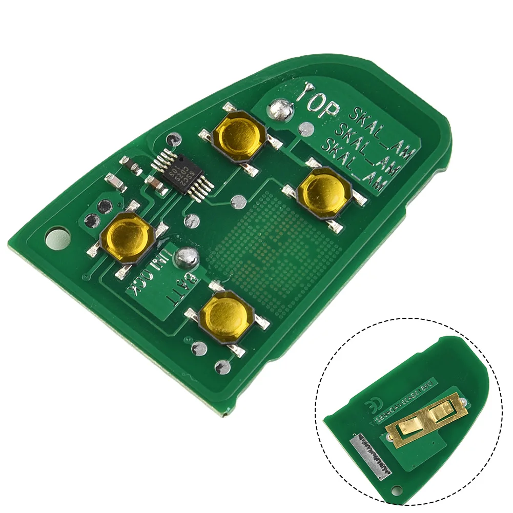 

Brand New Circuit Board Remote Key Easy To Install Flip Fob High Sensitive (not Key Case ) Electronic Component