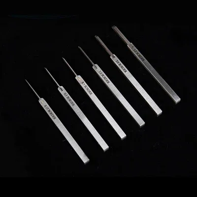Model Tools Border Model BD0007 0.15mm-3mm Chisel Pushing Knife Craft Tools High Precision Scribing Knife Tungsten Steel Hand Grip