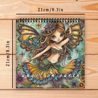 30 Sheets Adult Spiral Colouring Book, 8.3x 8.3 inch 100gsm Thick Paper, Perfect for Back to School Gifts, Halloween Gifts 2
