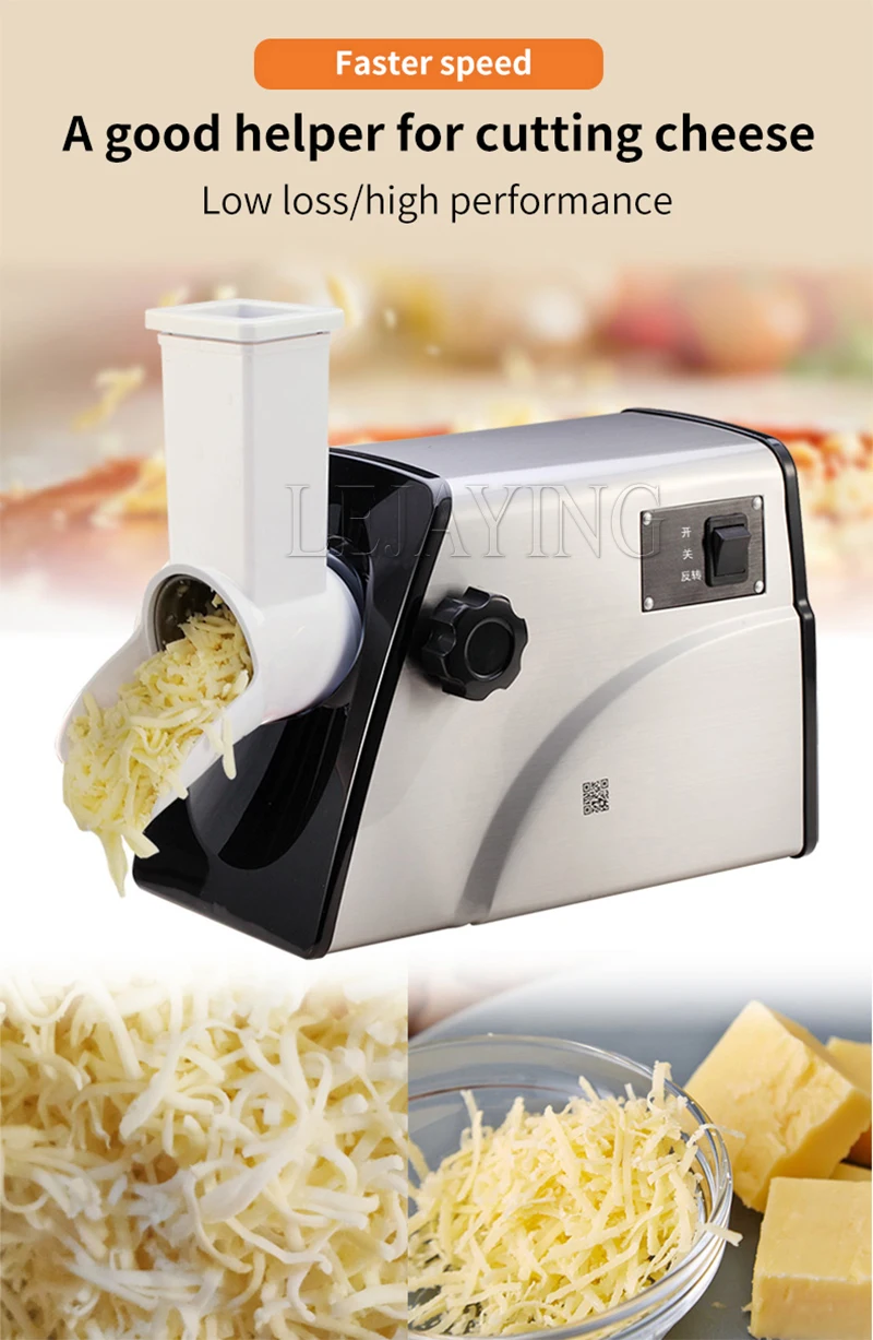 Description Picture 3 of itemElectric Cheese Slicer Commercial Automatic Shredder Mozzarella Shredding Cheese Grater Household Cheese Slicing