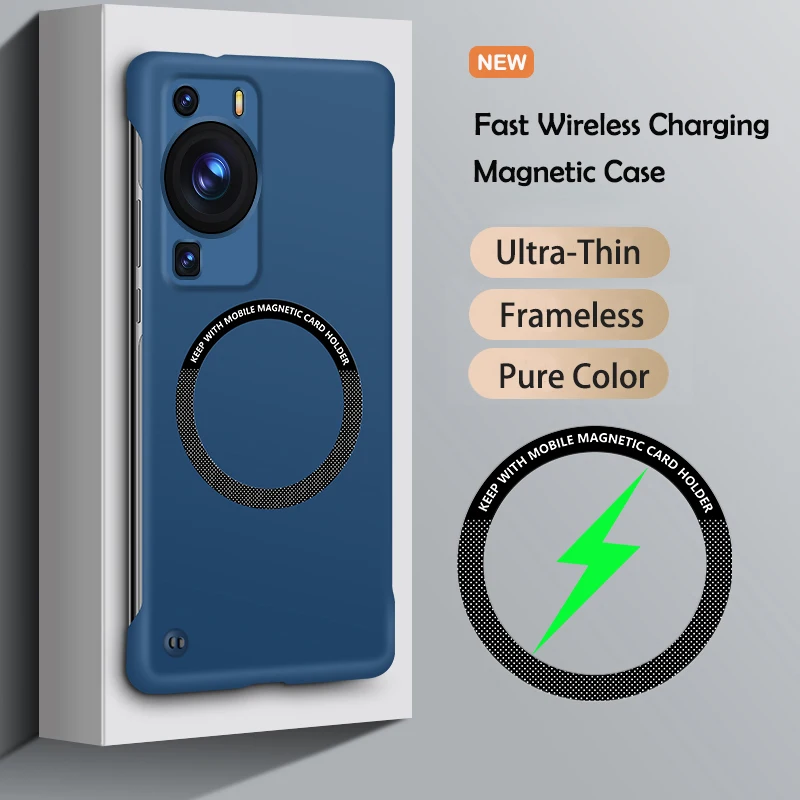 Ultra Thin Matte Frameless Magnetic Phone Case Cover