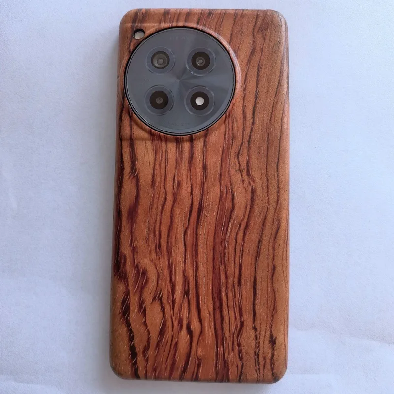 For OnePlus ACE Walnut Cherry Wood Rosewood Bamboo Wooden Back - Main Image