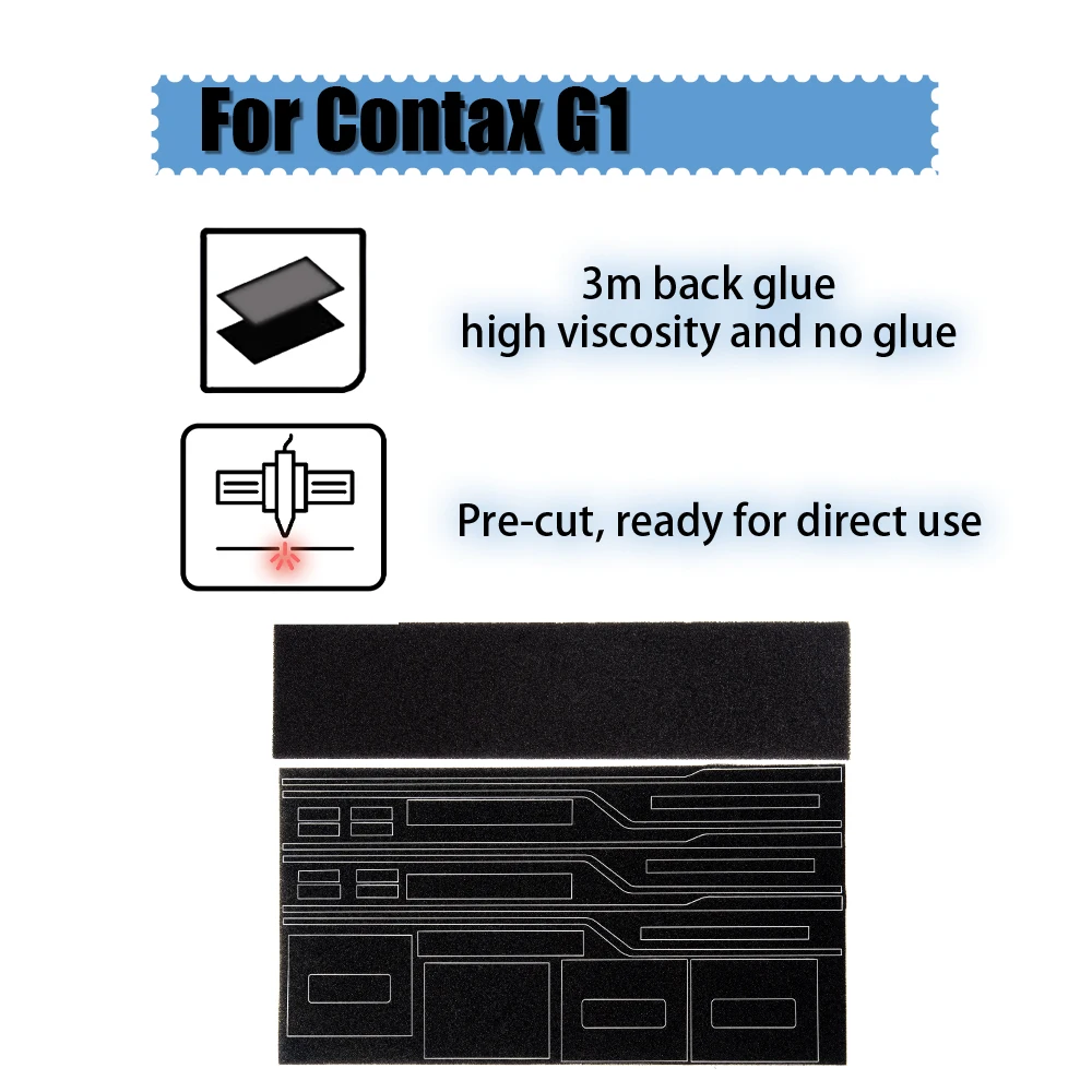 G1 Light Leak Proof Sponge High Density Foam for Contax G1 Self Adhesive Light Proof Camera Seal Foam Sponge