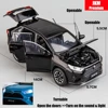 1/32 Toyota RAV4 SUV Off-Road Toy Car, JKM Diecast Metal Model Sound & Light Doors Openable Educational Collection Gift For Boy 2