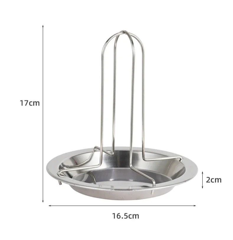 Random Stainless Steel Upright Chicken Roaster Rack with Bowl Tin Non-stick Cooking Tools Baking Pan Barbecue Grilling