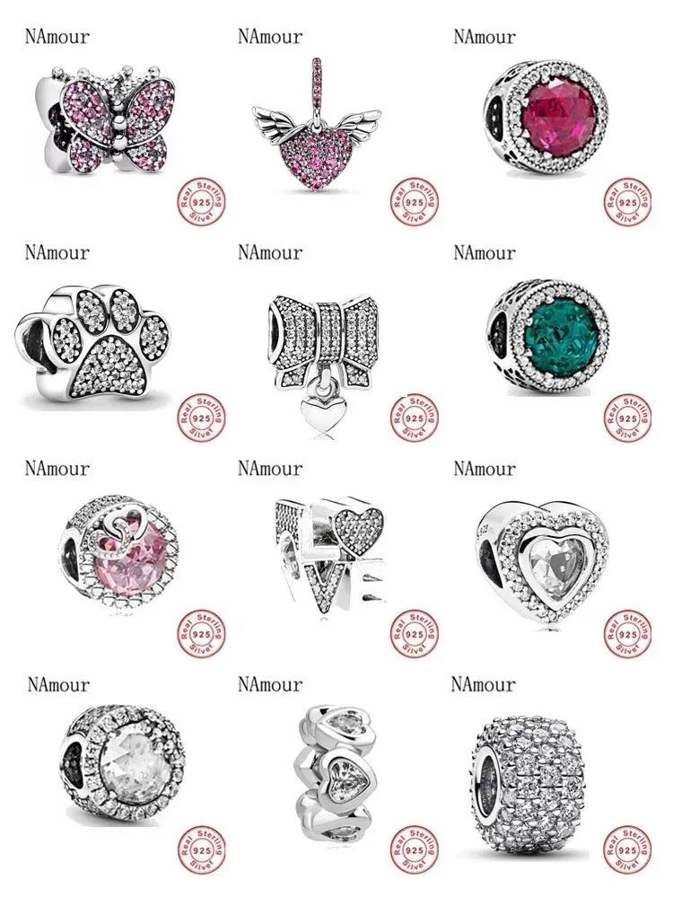 Charm Jewelry I Love Mom Pink White Spacer Coffee Cup Bead Fit Original Pandora Charms Silver 925 Bracelet for Women Fashion