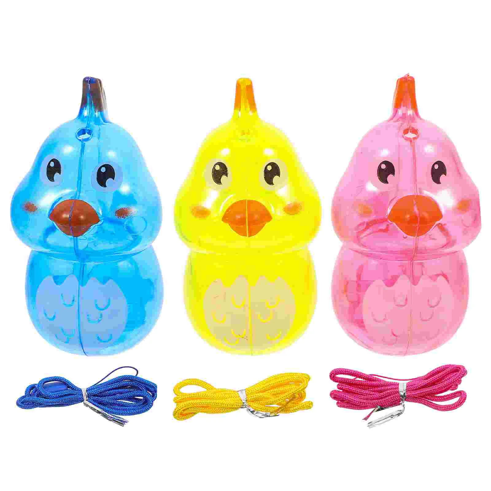 

3 Pcs Children's Whistle Toy Train Toys Portable Water Bird Whistles For Adults