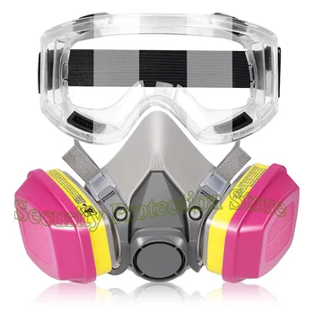 Respirator 60926 Cartridge/Filter with Organic Vapors Filter Anti-fog Safety Goggles for 6000 7000 Dust Gas Mask Work Safety