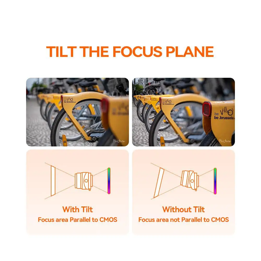 Tilt 35mm F1.4 APS-C E X Z RF M43 mount for Sony zve10 Fuji XT5 Nikon ZFC Canon