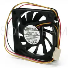 1Pcs Brand New for NMB-MAT 7 2404KL-04W-B59 6010 60*60*10MM 12V 0.35A 3pin Server Cooling Fan