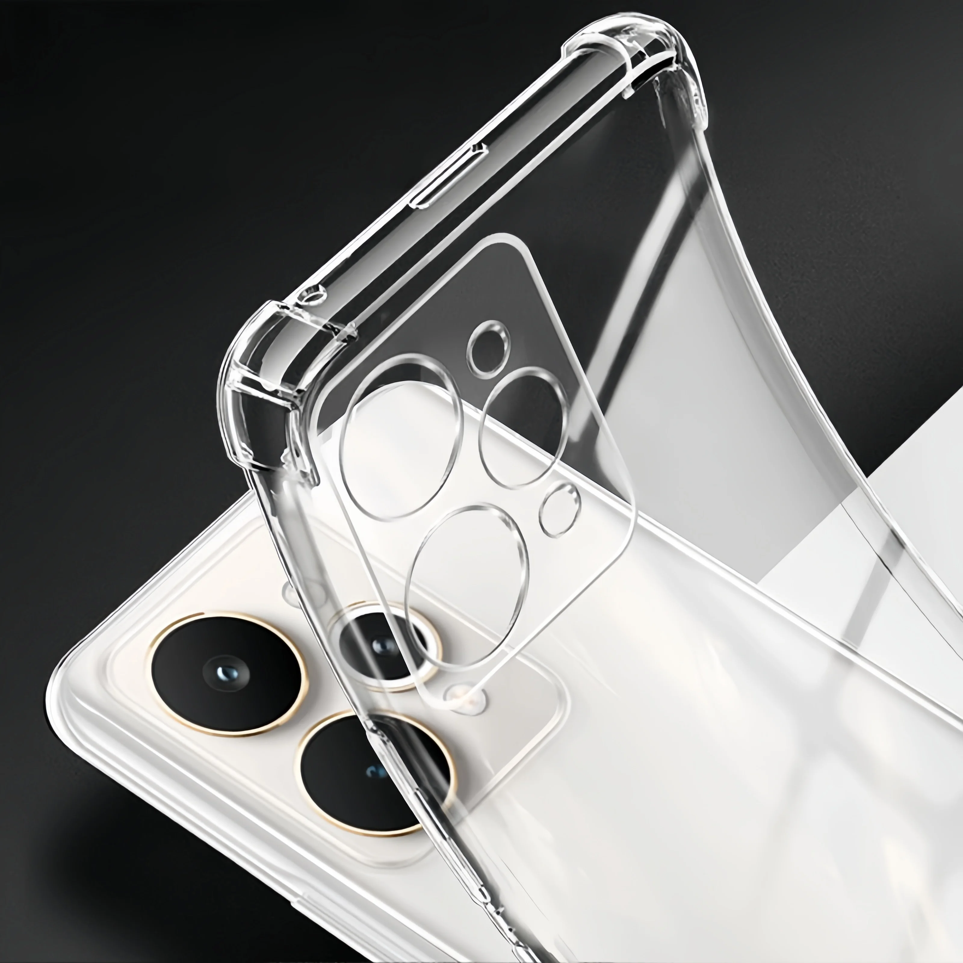 Clear Shockproof Transparent TPU Phone Case