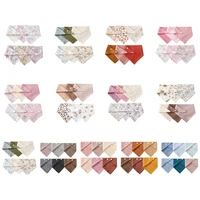 J15U 6pcs Feeding Bib Breathable Bib Adjustable Saliva Towel Baby Drooling Apron