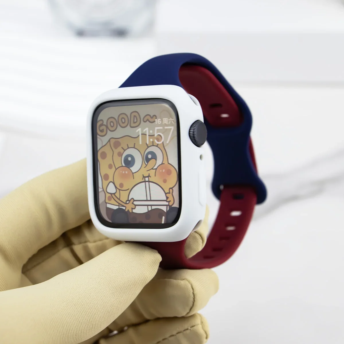 Soft Silicone Sports Strap with Protective Case