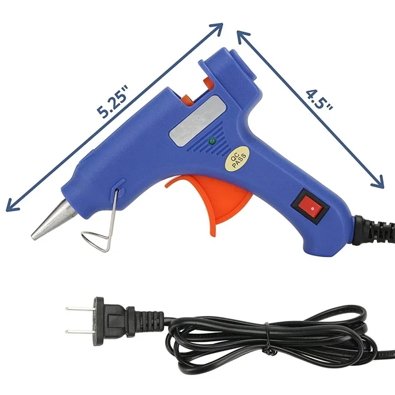 

30-150W Hot Melt Glue Gun with7mm Glue Sticks DIYMini Electric Heat Temperature Repair Tool Industrial Thermo Pistola de silicon