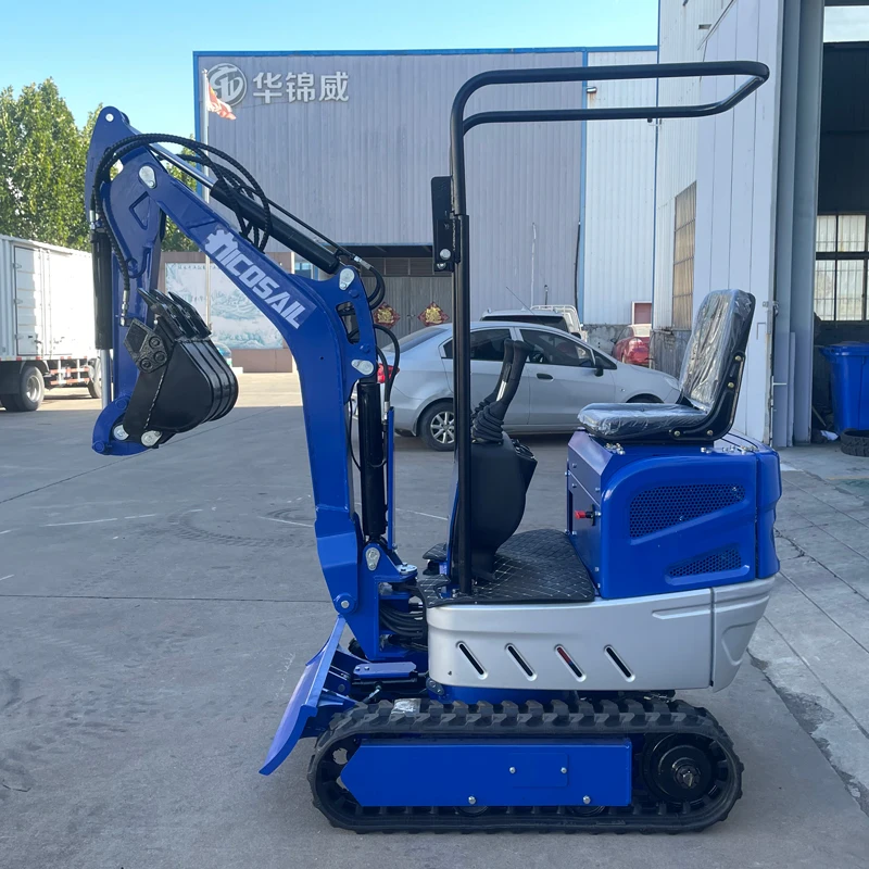 1.2Ton Mini Excavator NKS Cheap Agricultural Motorcycle Farm Equipment Mini Digger Tiller Backhoe Loader factory Customized 1