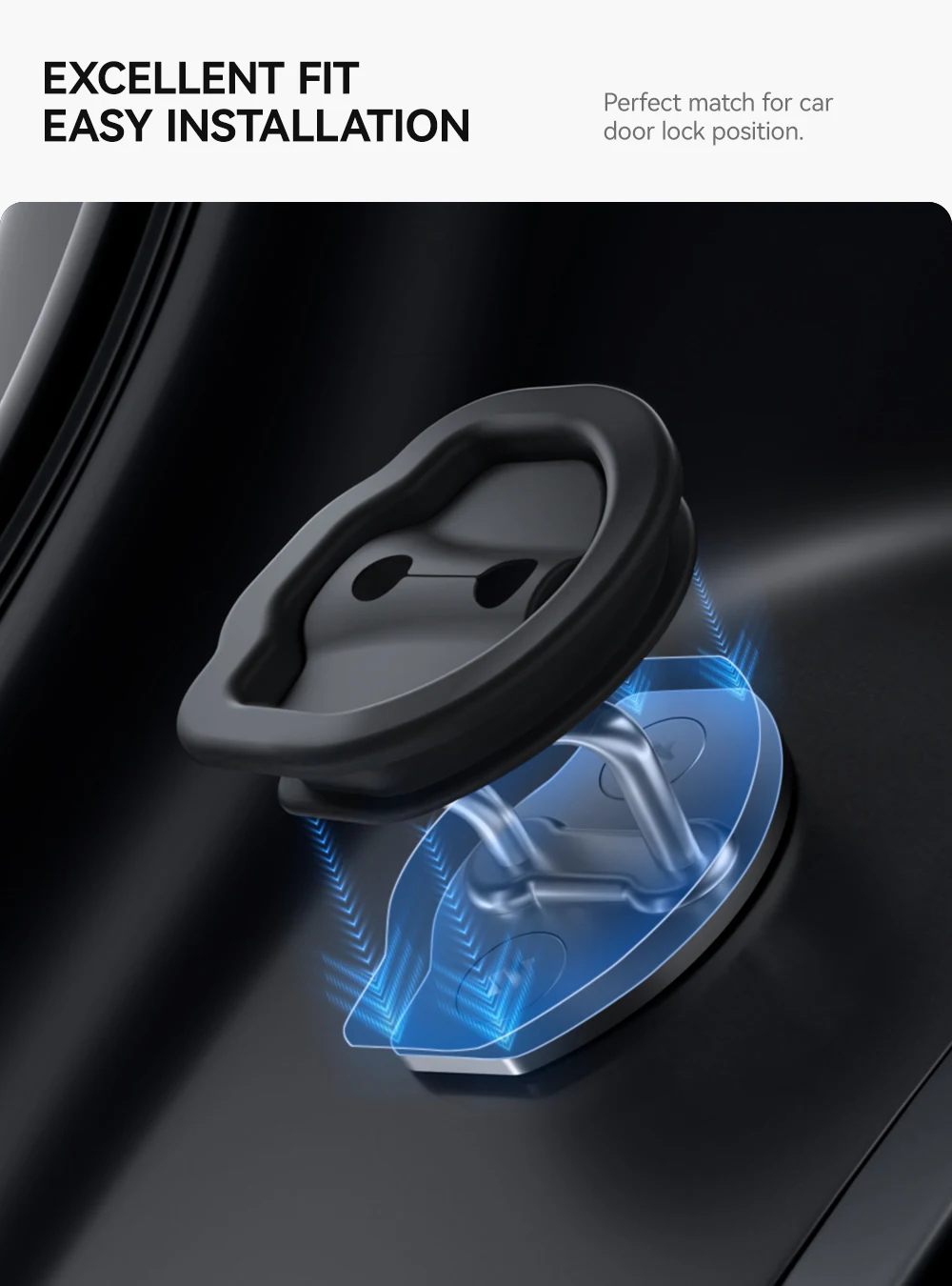 YZ Tesla Model Y/3 Highland Juniper Door Shock Absorber Door Lock Protector Sili
