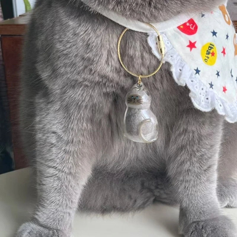 Llavero Para Guardar Pelo De Mascotas Fangfhai – Recuerdo De Gato O Perro, Dije De Pata, Ligero Y Portátil – Ideal Para Familias Y Coleccionistas