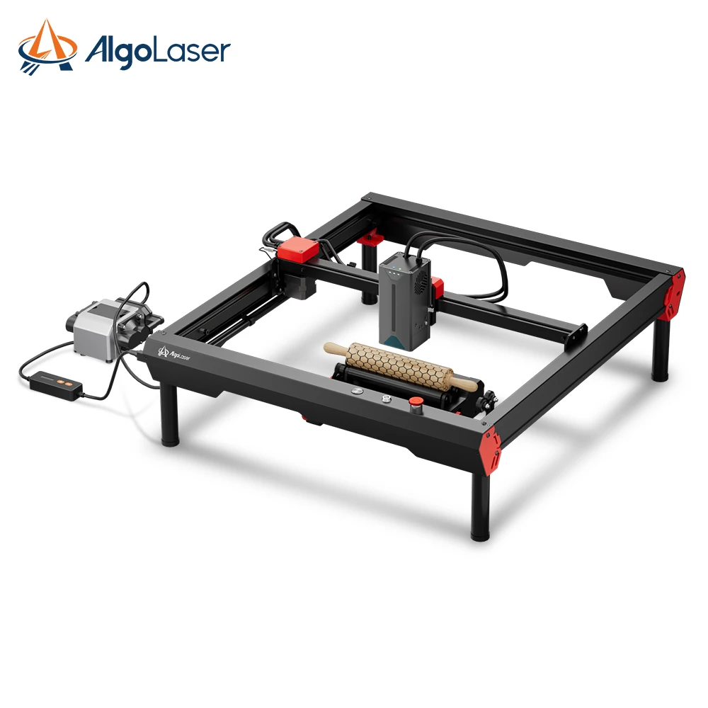

Algolaser Alpha 22W Laser Engraver Cutting Machine DIY Color On Metal Engraving Built-in Automatic Air Pump 30L/min APP Control