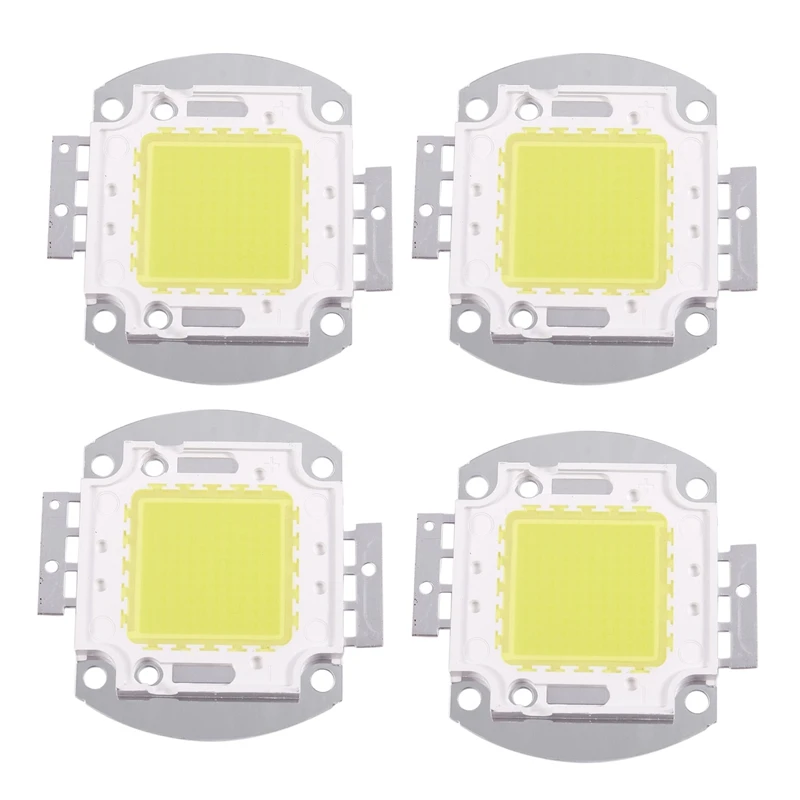 

4X LED Chip 100W 7500LM White Light Bulb Lamp Spotlight High Power Integrated DIY