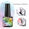 6Pcs/Set Watercolor Floral Print Clear Nail Blooming Gel Polish Kit Spring Colorful Semi Permanent Soak Off UV Art Gel Varnish 2