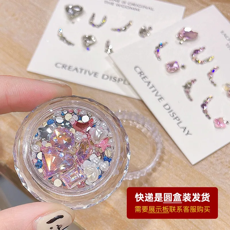10pcs Love Lollipop Nail Charms Summer Candy Jewelry Hollow