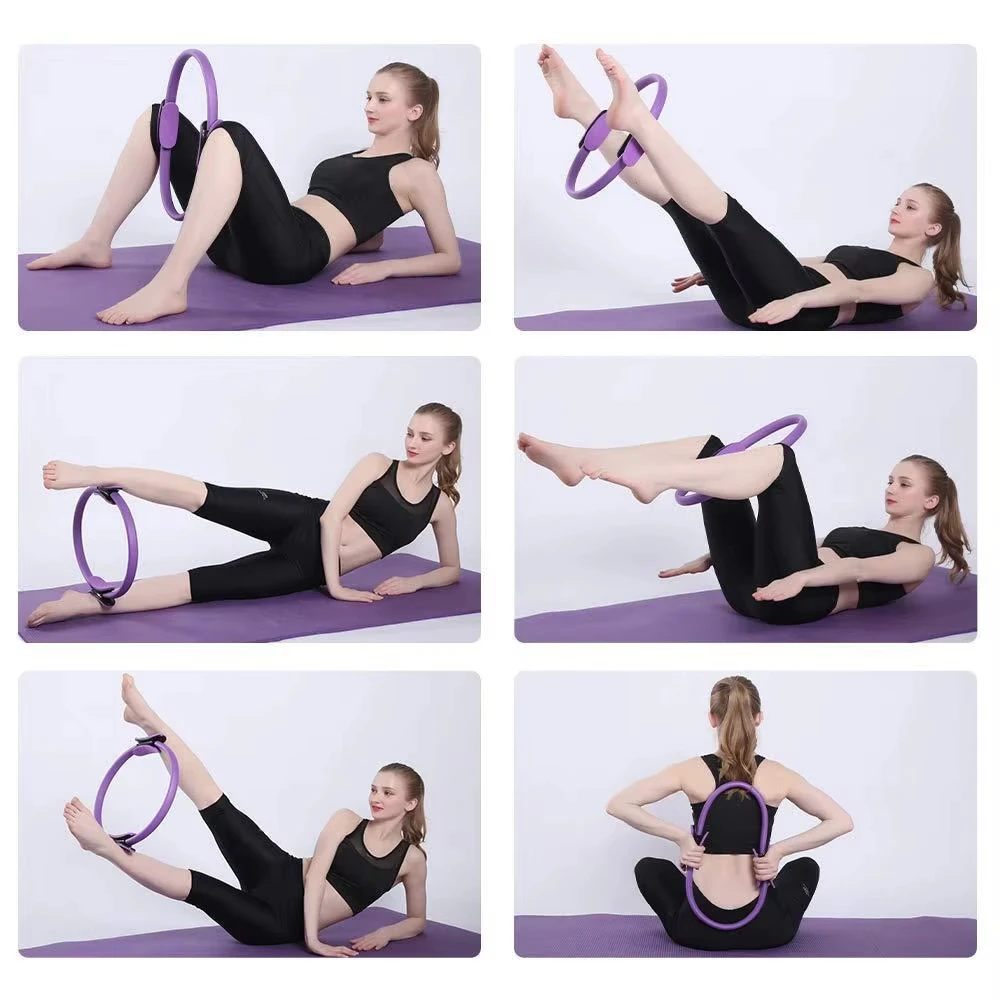 Yoga Circle Pilates Circle Yoga Ring Back Slimming and Leg Shaping Equipment Pelvic Floor Muscles and Thigh Fitness