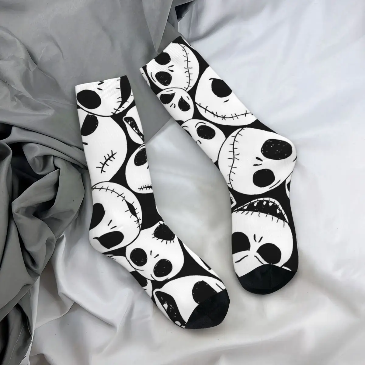 Crazy Sock for Men Pattern Halloween Hip Hop Harajuku