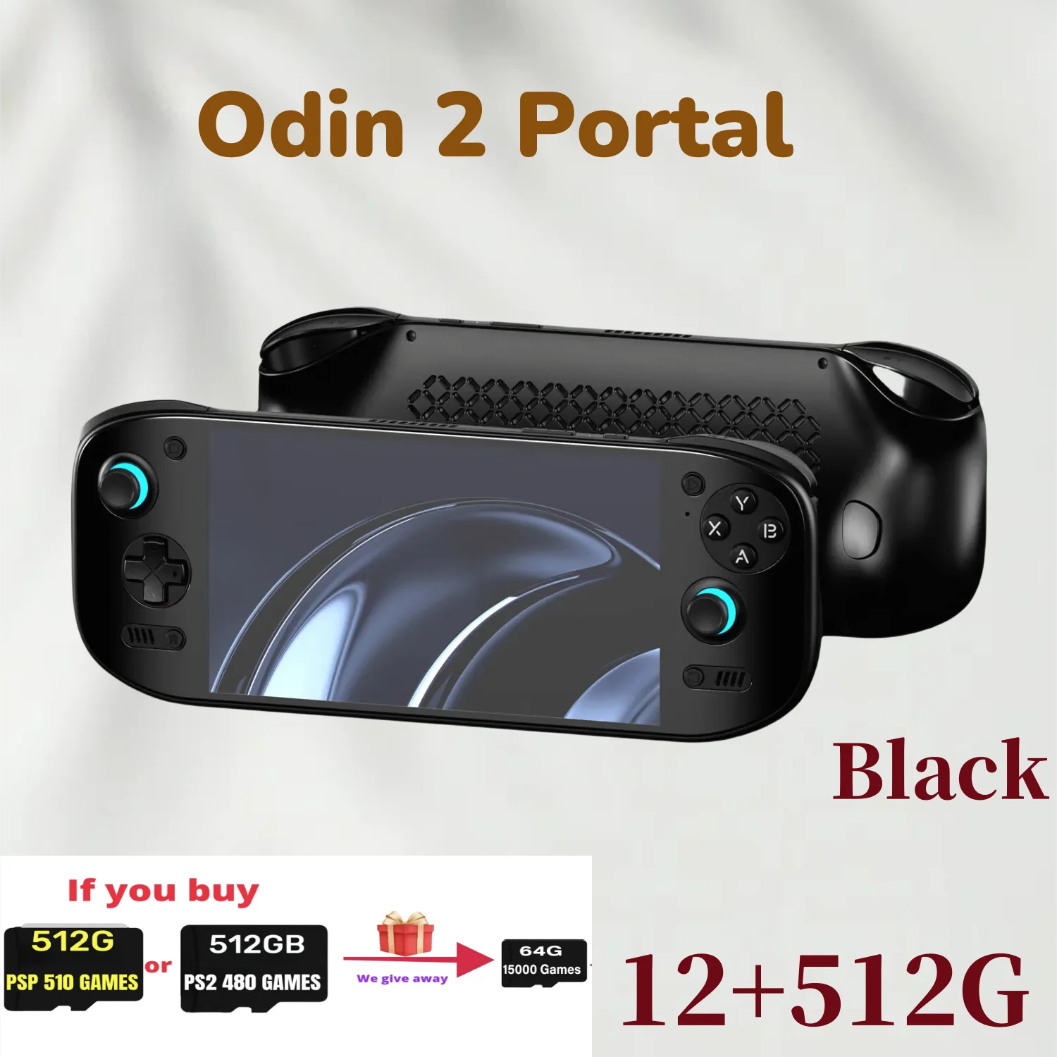 AYN Odin 2 Portal Handheld Game Console 7 Inch 120HZ Screen