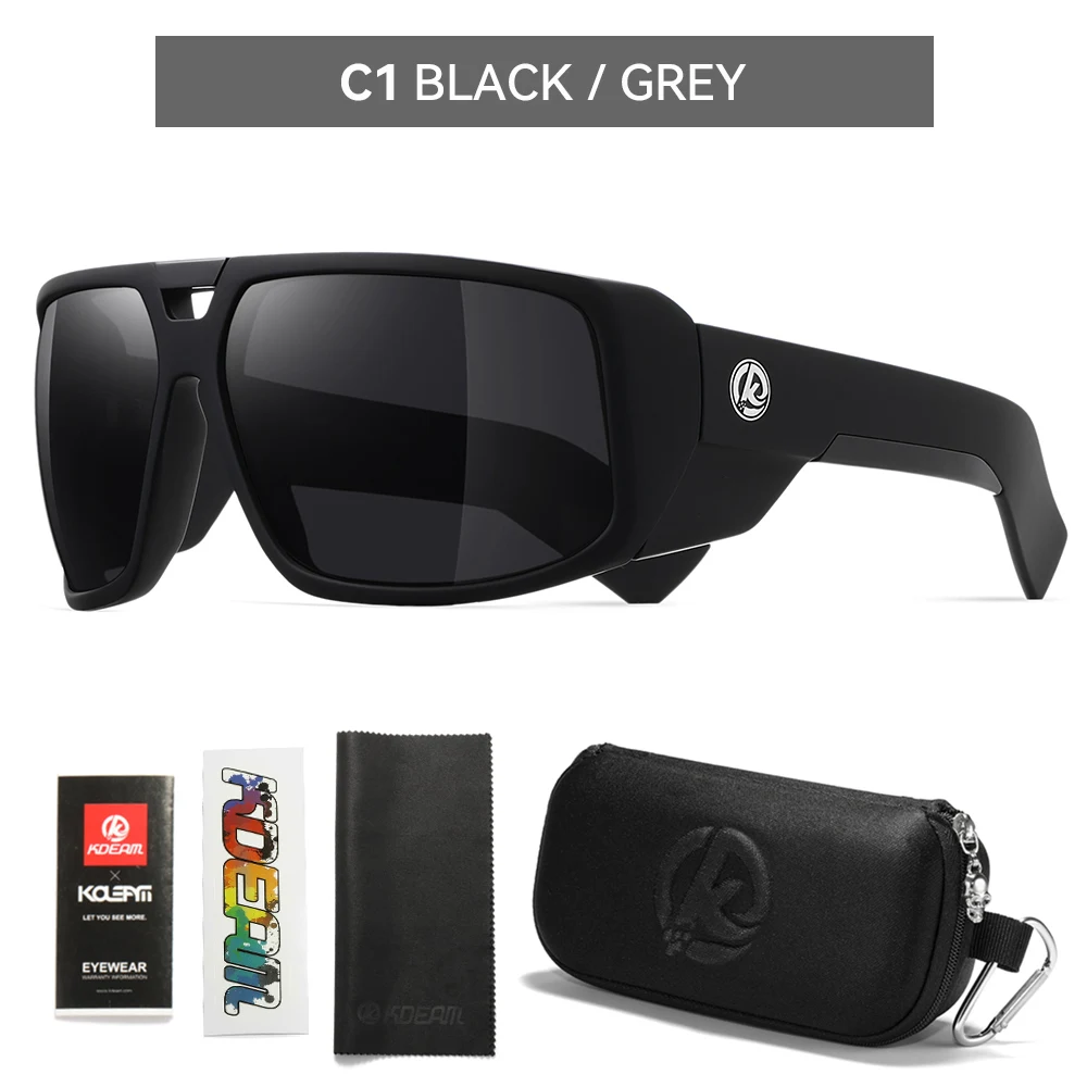Muscle Car Styling Polarized Men's Sport Sunglasses with Sturdy 5-Barrel Hinge